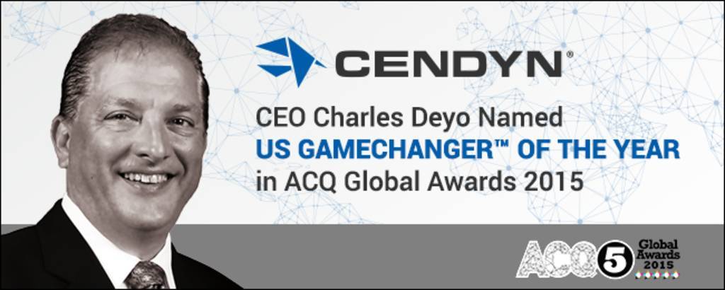 Cendyn CEO Charles Deyo Named US Gamechanger™ of the Year in ACQ Global Awards 2015