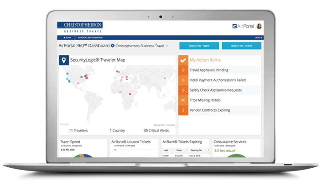Christopherson Business Travel’s Technology Provides Actionable Intelligence for Proactive Travel Management